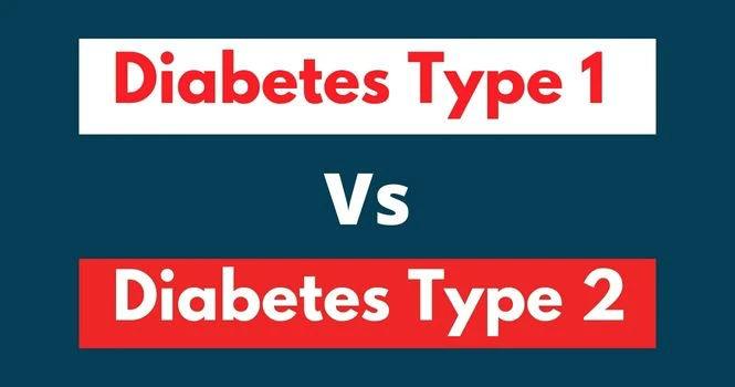 diabetes 1 vs 2