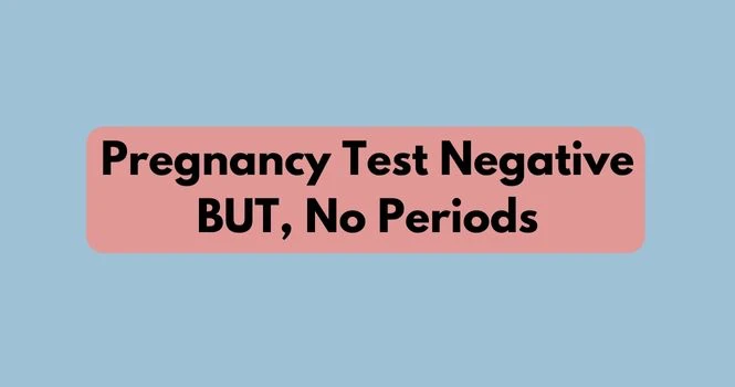 Pregnancy test negative but no periods