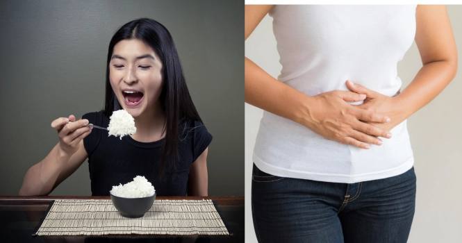 does rice cause bloating