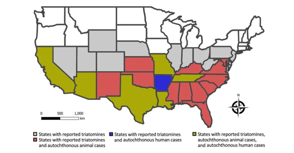 Kissing bugs in USA